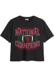 Main image for UIN W BLACK 2025 College Football National Champions SS TEE M FBALL