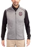 Main image for Mens Indiana Hoosiers Grey Cutter and Buck 2025 CFP National Champions Mainsail Vest