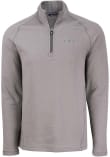Main image for Mens Western Michigan Broncos Grey Cutter and Buck Vault Qtr Zip Pullover