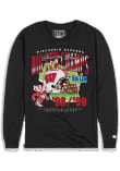 Main image for Mens Wisconsin Badgers Black Homefield Football Back To Back Big Ten Champions Tee