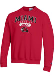 Main image for Mens Miami RedHawks Red Champion Class of 2027 Powerblend Crew Sweatshirt