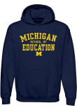 Main image for Mens Navy Blue Michigan Wolverines Marsal Family School of Education Hooded Sweatshirt