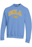 Main image for Mens UCLA Bruins Light Blue Champion Arched Name Crew Sweatshirt
