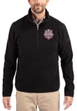 Main image for Mens Indiana Hoosiers Black Cutter and Buck 2025 CFP National Champions Cascade Sherpa Qtr Zip