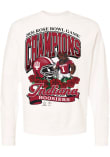 Main image for Mens Indiana Hoosiers Ivory Something Inked 2026 Rose Bowl Champions Bison Crew Sweatshirt
