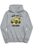 Main image for Toddler Toledo Rockets Grey Vive La Fete On My Way Long Sleeve Hooded Sweatshirt