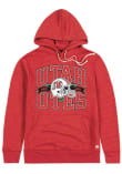 Main image for Mens Utah Utes Red Homefield Football Helmet Long Sleeve Fashion Hood