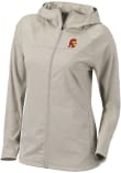 Main image for Womens USC Trojans Brown Columbia Heat Seal Omni Wick Half Shot Long Sleeve Full Zip Jacket