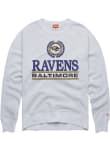 Main image for Homage Baltimore Ravens Mens Ash Crest Long Sleeve Fashion Sweatshirt
