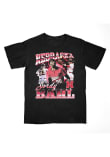 Main image for Jordy Bahl  Mens Black Nebraska Cornhuskers 90s NIL Graphic Fashion Player T Shirt