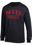 Main image for Mens Northern Illinois Huskies Black Champion Jersey Tee