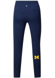 Main image for Womens Michigan Wolverines Navy Blue lululemon Align High Rise 25" Pants