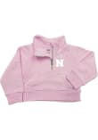 Main image for Toddler Pink Nebraska Cornhuskers Dawn Long Sleeve Quarter Zip