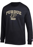 Main image for Mens Purdue Boilermakers Black Champion Arch Logo Dad Jersey Tee