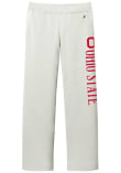 Main image for Womens Grey Ohio State Buckeyes Reverse Fleece Sweatpants