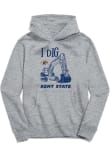 Main image for Toddler Kent State Golden Flashes Grey Vive La Fete Excavator Long Sleeve Hooded Sweatshirt