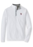Main image for Mens Indiana Hoosiers White Peter Millar Perth Qtr Zip Pullover