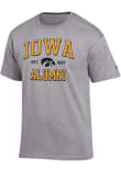 Main image for Iowa Hawkeyes Grey Champion Est Alumni Jersey Short Sleeve T Shirt