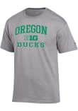 Main image for Oregon Ducks Grey Champion Big Ten Jersey Short Sleeve T Shirt
