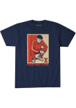 Main image for Brad Underwood BreakingT Mens Navy Blue Illinois Fighting Illini Basketball NIL Graphic Fashion Pl..