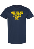 Main image for Michigan Wolverines Basic Block Uncle Short Sleeve T Shirt - Navy Blue