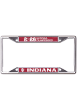 Main image for Indiana Hoosiers Red  2026 National Championship Metal License Plate Frame