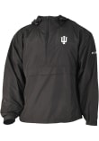 Main image for Mens Indiana Hoosiers Black Columbia Heat Seal Prodigy Qtr Zip Pullover