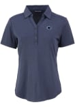 Main image for Womens Penn State Nittany Lions Navy Blue Cutter and Buck Forge Eco Polo Short Sleeve Polo Shirt
