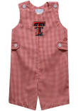 Main image for Toddler Texas Tech Red Raiders Red Vive La Fete Gingham Overalls