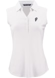 Main image for Womens Ohio State Buckeyes White Cutter and Buck Vintage Forge Eco Polo Shirt