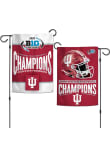 Main image for White Indiana Hoosiers 2025 Big 10 Champions Garden Flag