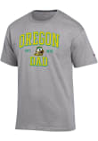 Main image for Oregon Ducks Grey Champion Est Date Dad Jersey Short Sleeve T Shirt