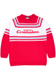 Main image for Mens Nebraska Cornhuskers Red Charlie Hustle Script Sweater Long Sleeve Sweater