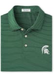 Main image for Mens Michigan State Spartans Green Peter Millar Hemlock Short Sleeve Fashion Polo