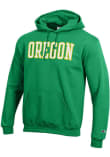Main image for Mens Oregon Ducks Green Champion Powerblend Hooded Sweatshirt