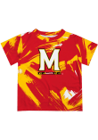 Main image for Infant Maryland Terrapins Red Vive La Fete Paint Brush Short Sleeve T-Shirt