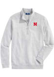 Main image for Mens Nebraska Cornhuskers Grey Vineyard Vines Shep Shirt Qtr Zip Pullover