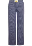 Main image for Womens Michigan Wolverines Navy Blue Hype and Vice Gingham Loungewear Sleep Pants