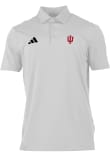 Main image for Mens Indiana Hoosiers White Adidas Heat Seal Ultimate 365 Short Sleeve Polo Shirt
