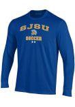 Main image for Under Armour San Jose State Spartans Blue Soccer Performance Long Sleeve T Shirt