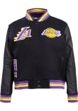 Los Angeles Lakers Pro Standard Womens BLACK/PURPLE Retro Wool