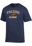 Main image for Toledo Rockets Navy Blue Champion Mascot Alumni Jersey Short Sleeve T Shirt