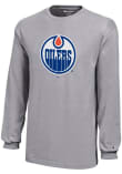 Main image for Champion Edmonton Oilers Youth Grey Core Long Sleeve T-Shirt