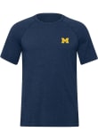Main image for Michigan Wolverines Navy Blue lululemon Metal Vent Short Sleeve Short Sleeve T Shirt