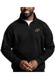 Main image for Mens Black Purdue Boilermakers Essentials Embroidery Qtr Zip Pullover