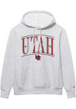 Main image for Mens Utah Utes White League Arch Line 1636 Hooded Sweatshirt