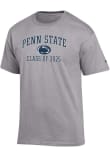 Main image for Penn State Nittany Lions Grey Champion Class of 2025 Text Jersey Short Sleeve T Shirt