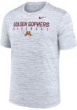 Main image for Minnesota Golden Gophers White Nike DriFit Baseball Short Sleeve T Shirt