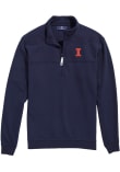 Main image for Mens Illinois Fighting Illini Grey Vineyard Vines Shep Shirt Qtr Zip Pullover