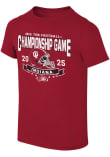 Main image for Youth Crimson Indiana Hoosiers 2025 Big 10 Football Championships Short Sleeve T-Shirt